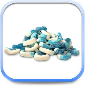 Sour Blue Raspberry Rings – Marvin Candy & Displays